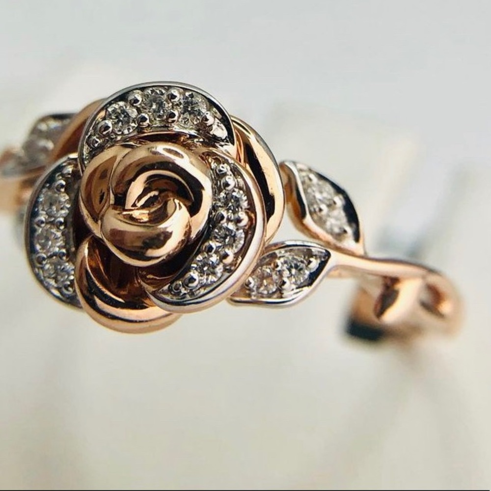 Enchanted Disney Belle Rose Ring